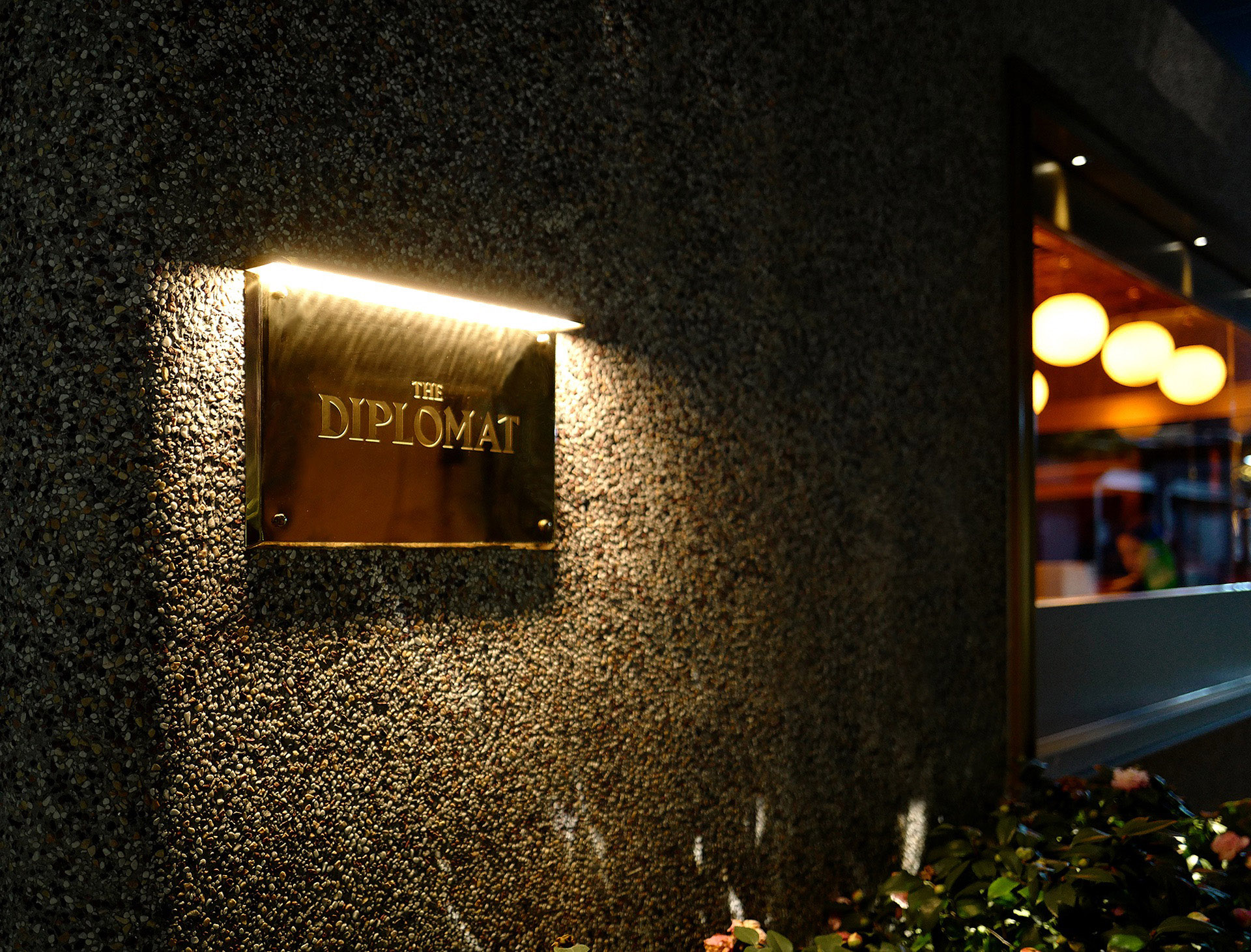 Thirty30 Diplomat Bar Signage